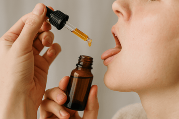 prise d'huile de CBD